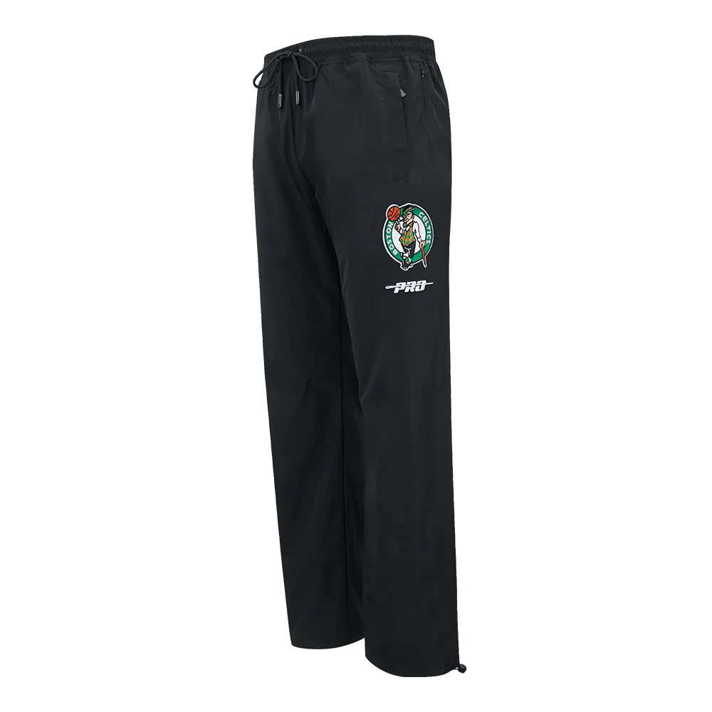 NBA BOSTON CELTICS PRE GAME MEN'S NYLON PANT (BLACK) - Image 4