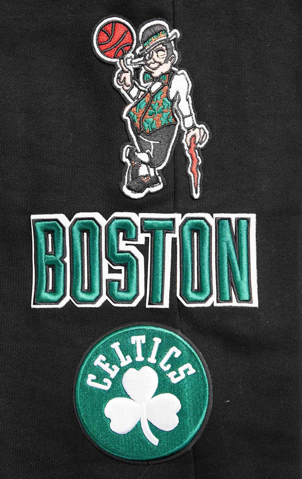 NBA BOSTON CELTICS RETRO CLASSIC MEN'S SWEATPANT (BLACK) - Image 8