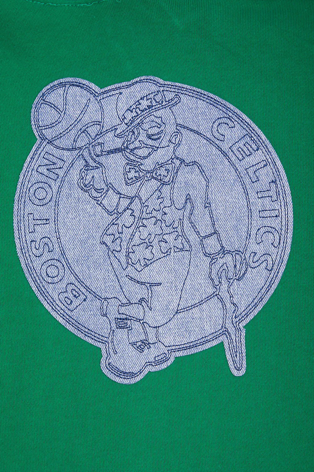 NBA BOSTON CELTICS VARSITY BLUES MEN'S PULLOVER HOODIE (KELLY GREEN) - Image 7