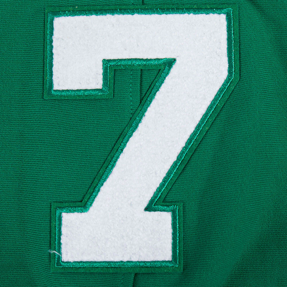 NBA BOSTON CELTICS JAYLEN BROWN #7 DRIVE MEN'S FLC PO HOODIE (KELLY GREEN) - Image 5