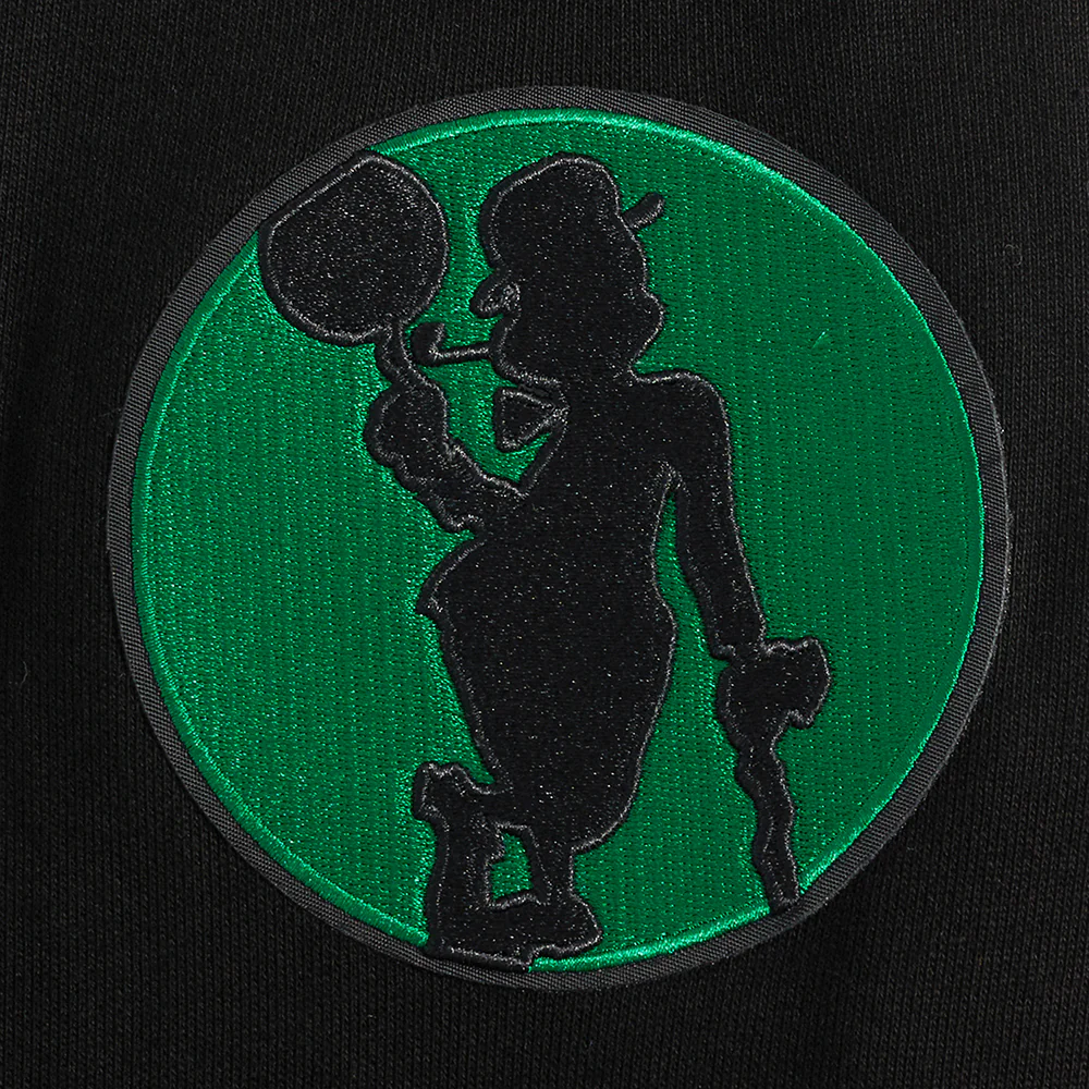 NBA BOSTON CELTICS OLD ENGLISH MEN'S CREWNECK (BLACK) - Image 8