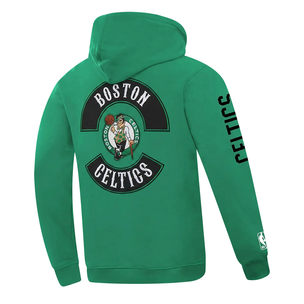 NBA BOSTON CELTICS BORN FOR SPORT MEN'S FLC PO HOODIE (KELLY GREEN) - Image 4