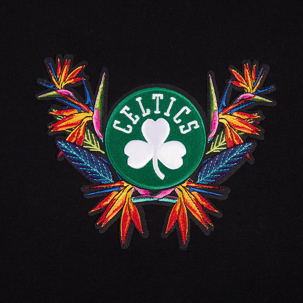 NBA BOSTON CELTICS PARADISE MEN'S CREWNECK SWEATSHIRT (BLACK) - Image 5