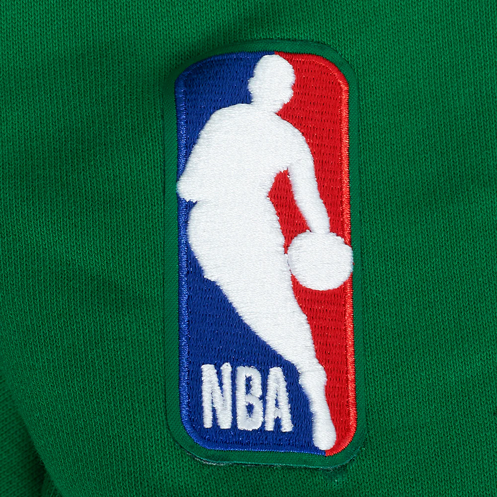 NBA BOSTON CELTICS JAYSON TATUM #0 SKY HOOK MEN'S FLC PO HOODIE (KELLY GREEN) - Image 6