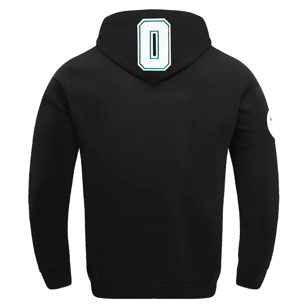NBA BOSTON CELTICS JAYSON TATUM #0 DRIVE FLEECE PULLOVER HOODIE (BLACK) - Image 3