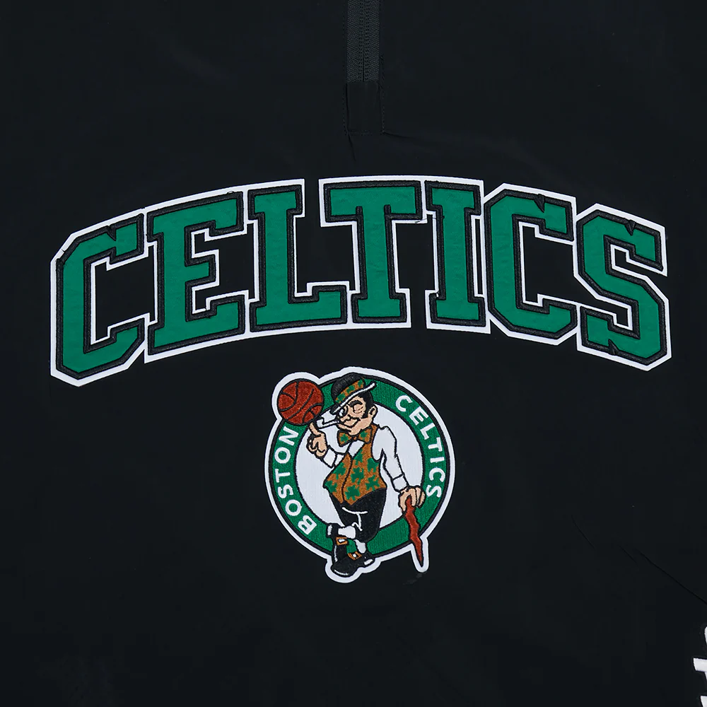 NBA BOSTON CELTICS PRE GAME MEN'S JACKET (BLACK) - Image 10