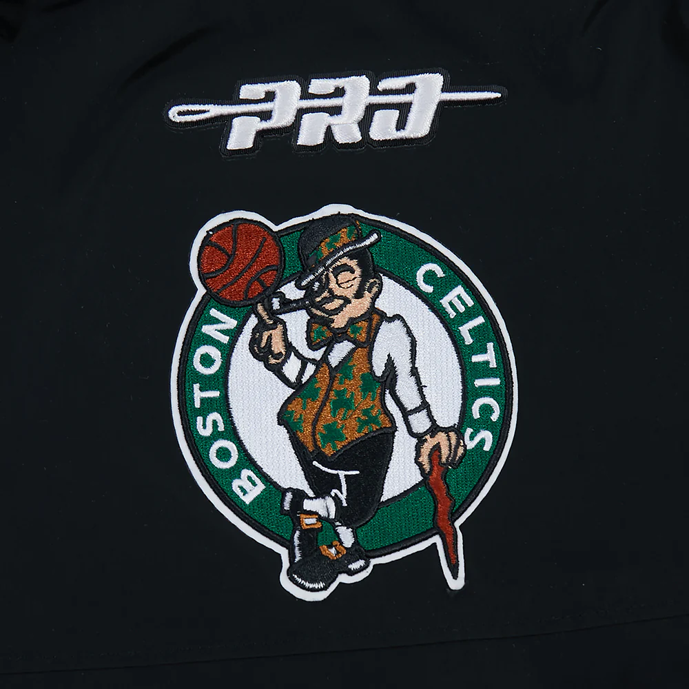 NBA BOSTON CELTICS PRE GAME MEN'S JACKET (BLACK) - Image 11