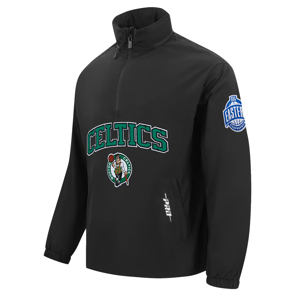 NBA BOSTON CELTICS PRE GAME MEN'S JACKET (BLACK) - Image 5