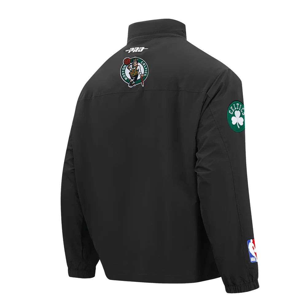 NBA BOSTON CELTICS PRE GAME MEN'S JACKET (BLACK) - Image 6