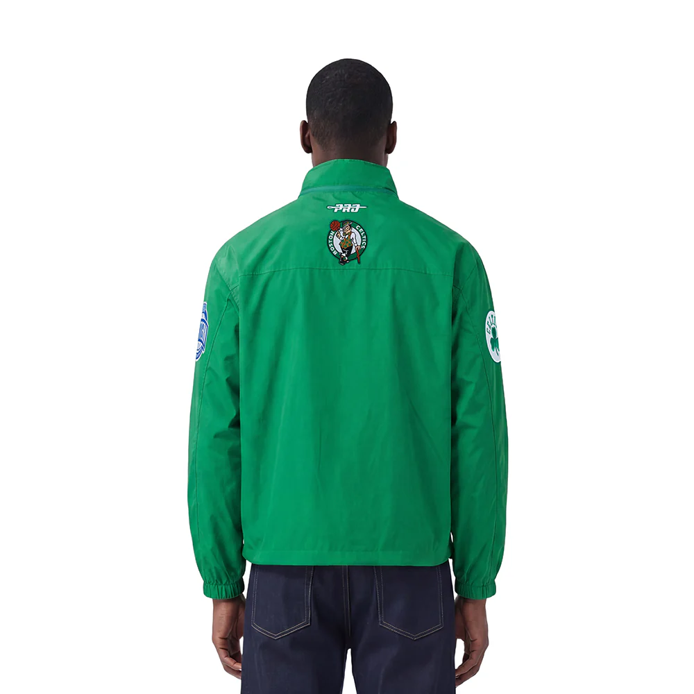 NBA BOSTON CELTICS PRE GAME MEN'S JACKET (KELLY GREEN) - Image 2
