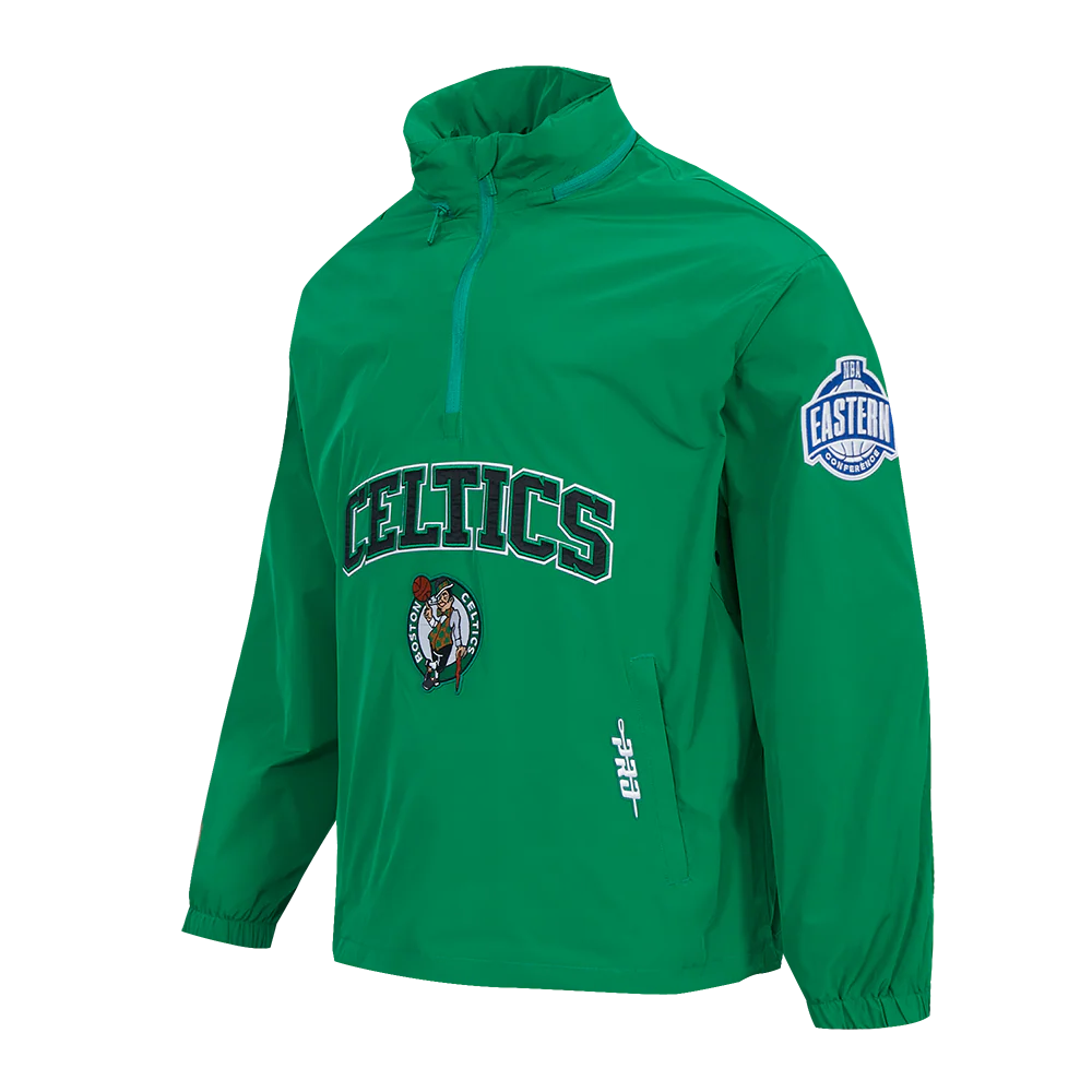NBA BOSTON CELTICS PRE GAME MEN'S JACKET (KELLY GREEN) - Image 3