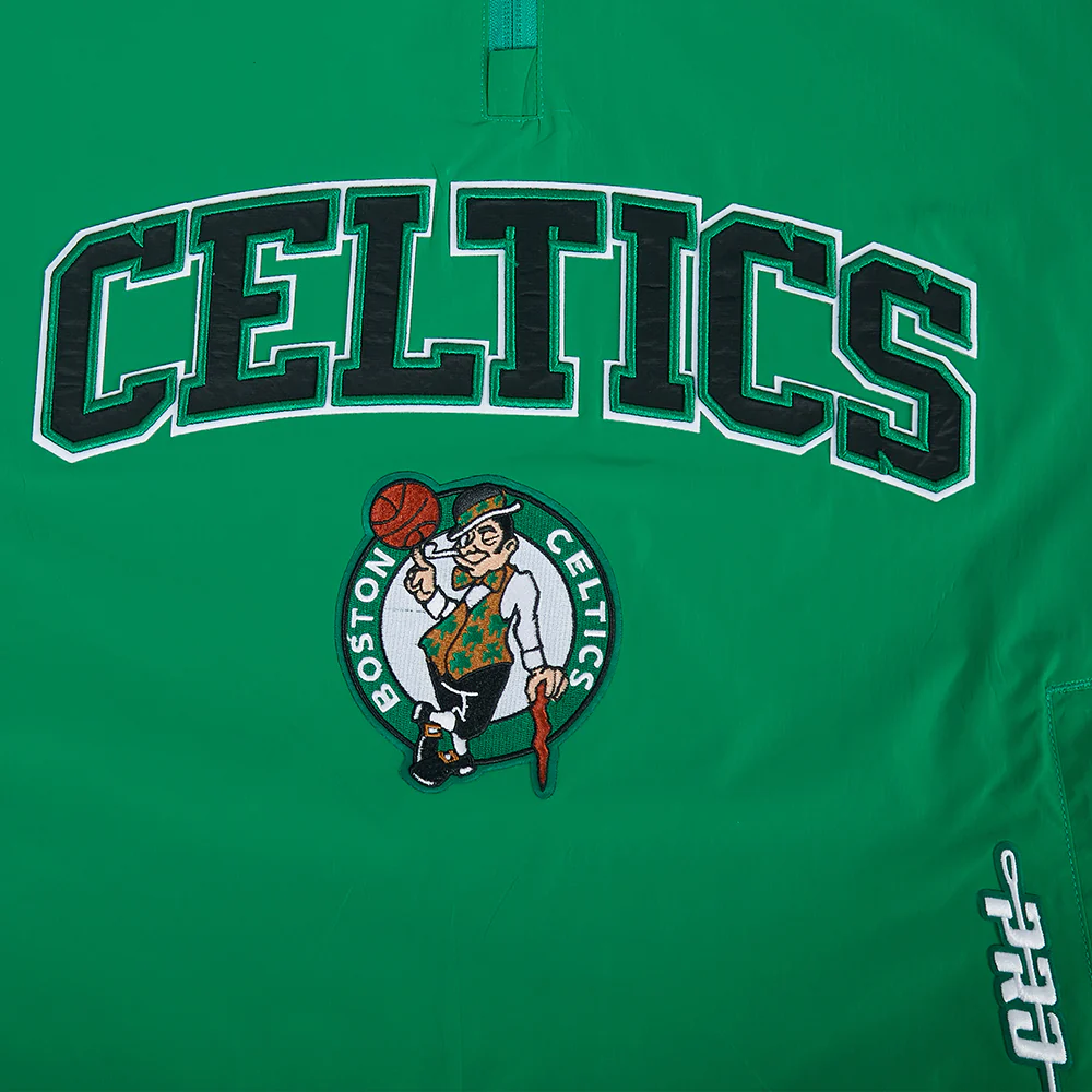 NBA BOSTON CELTICS PRE GAME MEN'S JACKET (KELLY GREEN) - Image 9