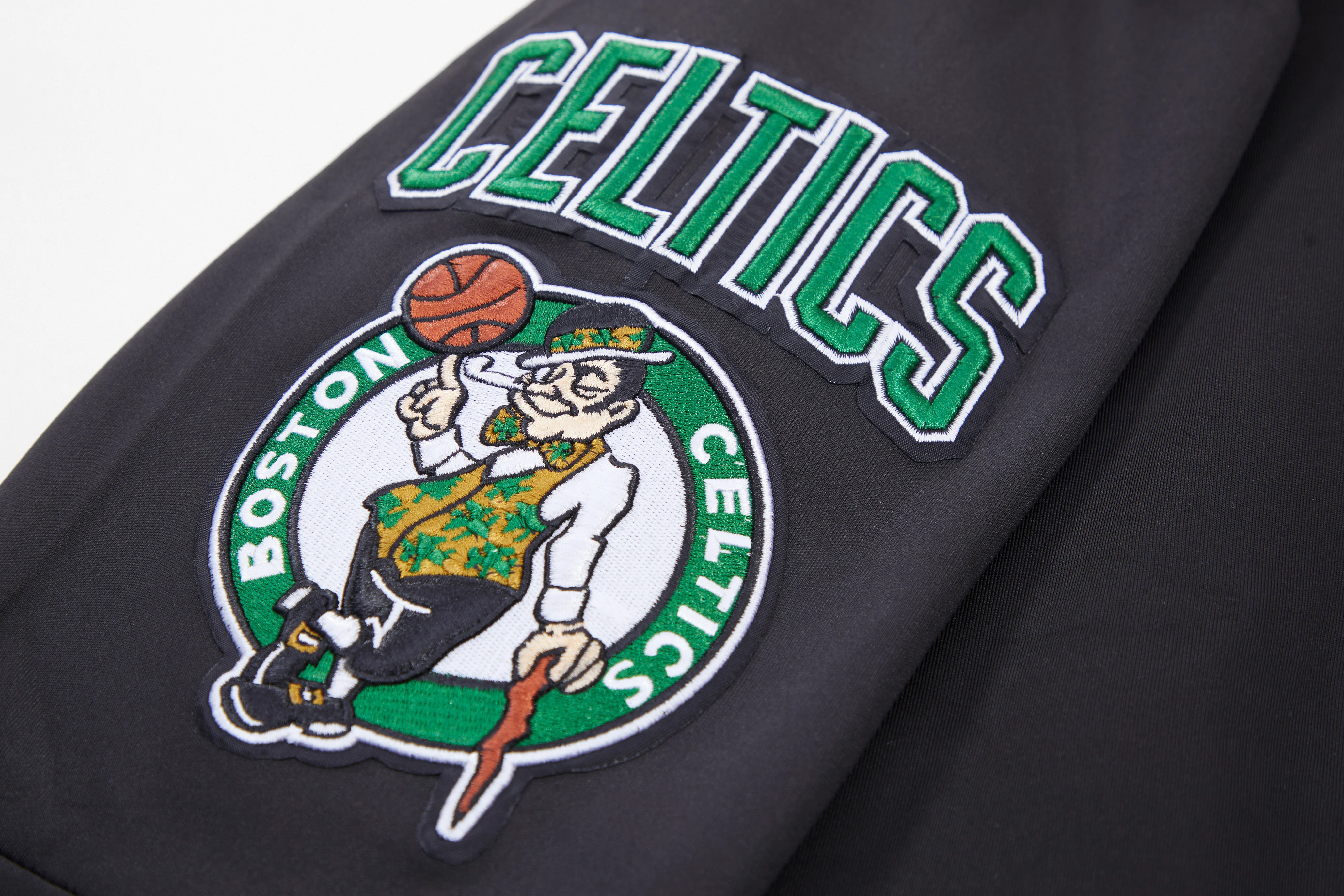 NBA BOSTON CELTICS CLASSIC TRACK MEN'S TRACK JACKET (BLACK) - Image 8