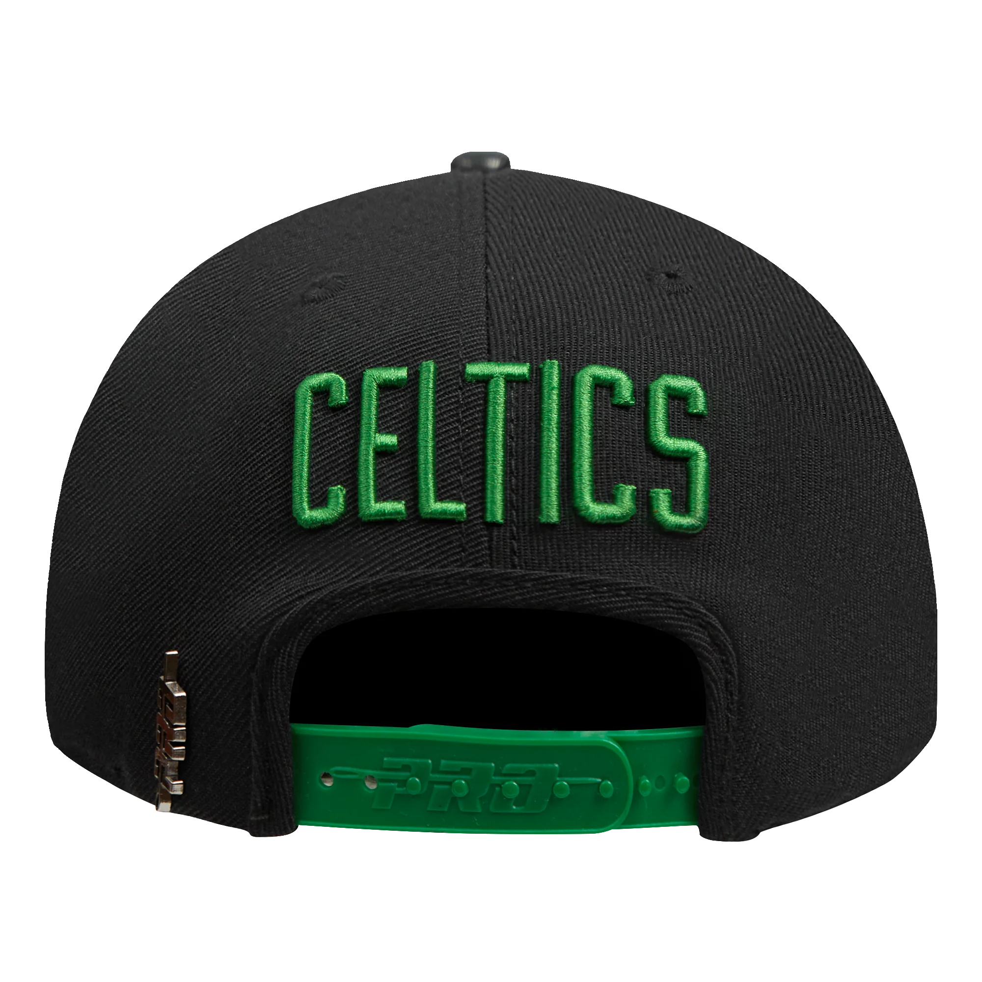 NBA BOSTON CELTICS DIY PICK STITCH PINCH FRONT SNAPBACK HAT (BLACK) - Image 4