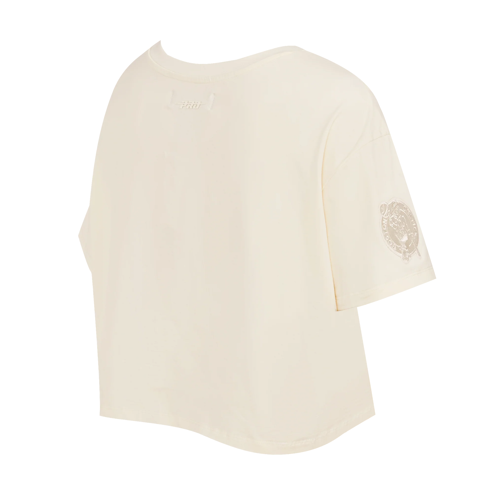 NBA BOSTON CELTICS NEUTRAL WOMEN'S BOXY TEE (EGGSHELL) - Image 5