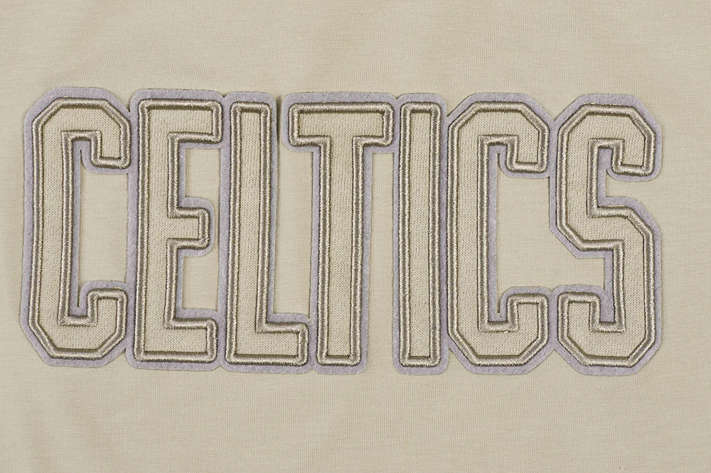 NBA BOSTON CELTICS NEUTRAL WOMEN'S BOXY TEE (TAUPE) - Image 7
