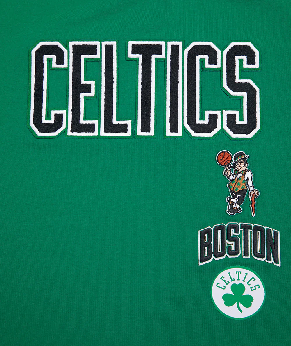 NBA BOSTON CELTICS RETRO CLASSIC WOMEN'S BOXY TEE (KELLY GREEN) - Image 7