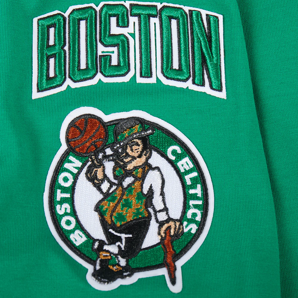 NBA BOSTON CELTICS MASHUP WOMEN'S BOXY TEE (KELLY GREEN) - Image 7