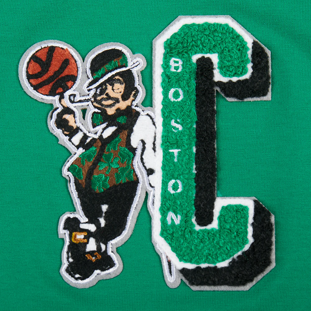 NBA BOSTON CELTICS MASHUP WOMEN'S BOXY TEE (KELLY GREEN) - Image 8
