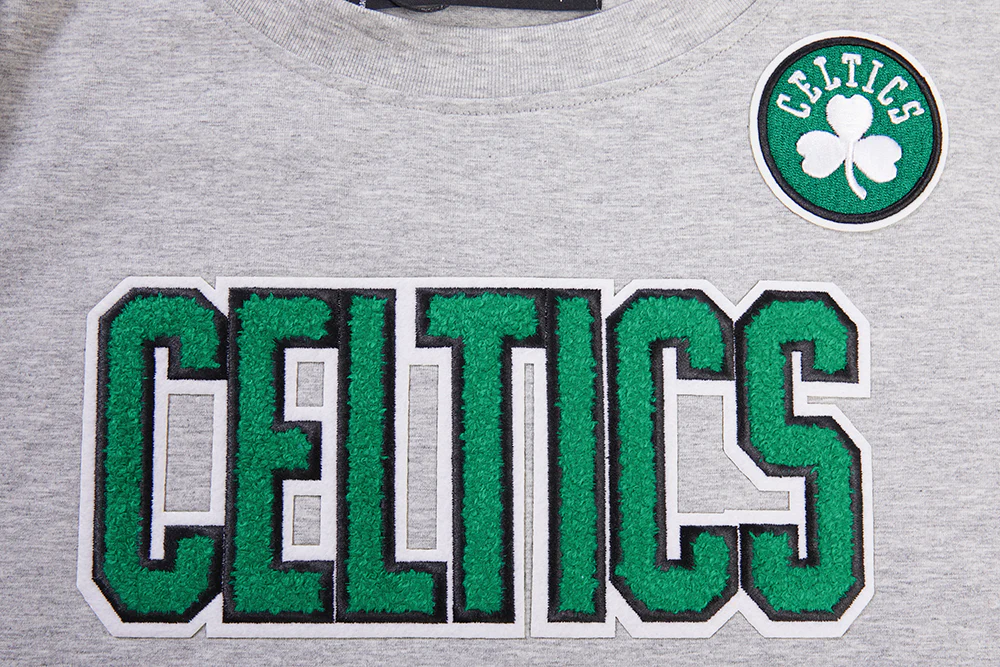 NBA BOSTON CELTICS CLASSIC SHORT SLEEVE WOMEN'S SLIM FIT TEE (HEATHER GREY) - Image 7