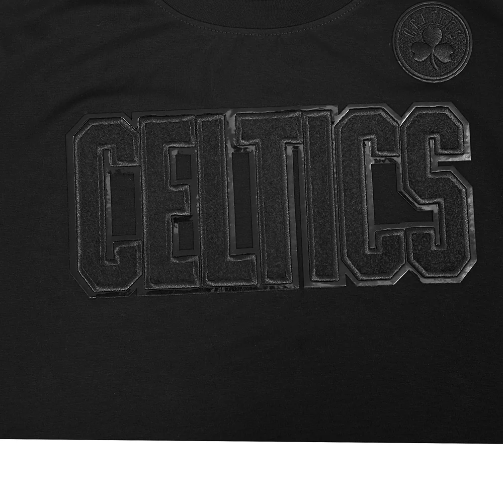 NBA BOSTON CELTICS TRIPLE BLACK WOMEN'S SJ SLIM FIT TEE (TRIPLE BLACK WOMEN'S) - Image 5