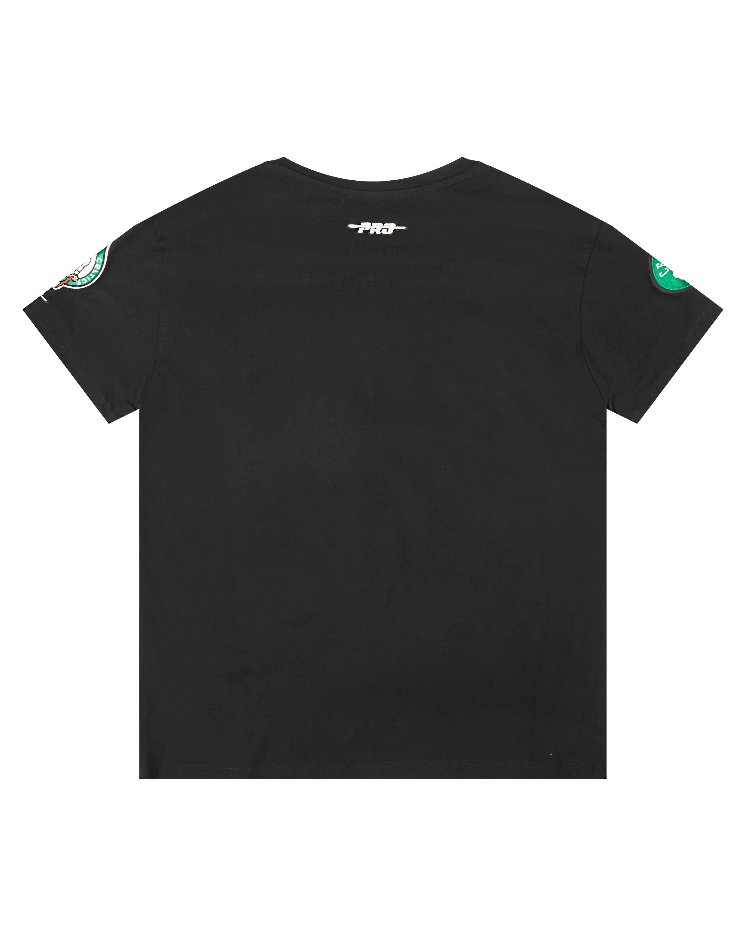 NBA BOSTON CELTICS CLASSIC SINGLE JERSEY BIG BOYS SINGLE JERSEY TEE (BLACK) - Image 2