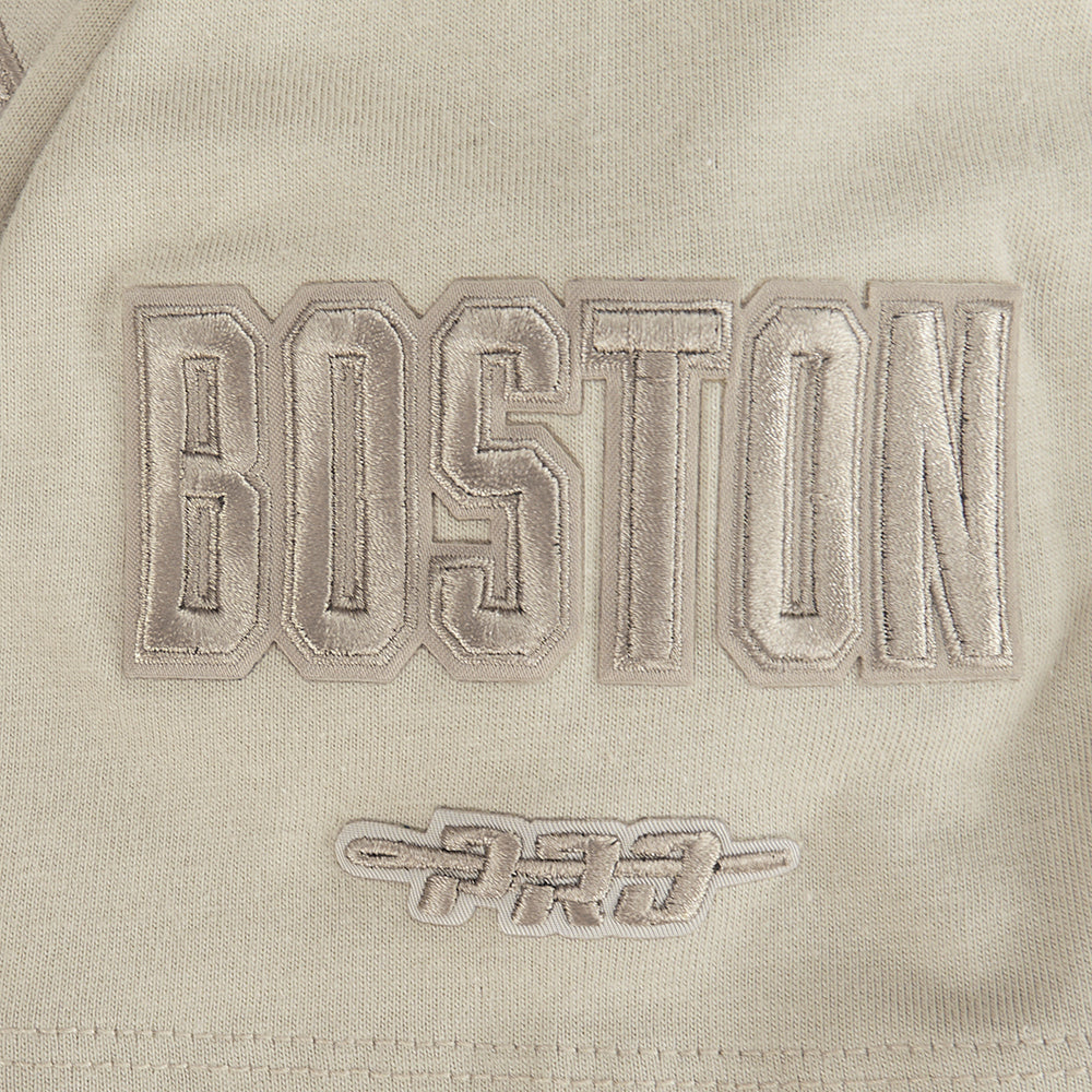 NBA BOSTON CELTICS NEUTRAL BIG BOYS SINGLE JERSEY TEE (TAUPE) - Image 5