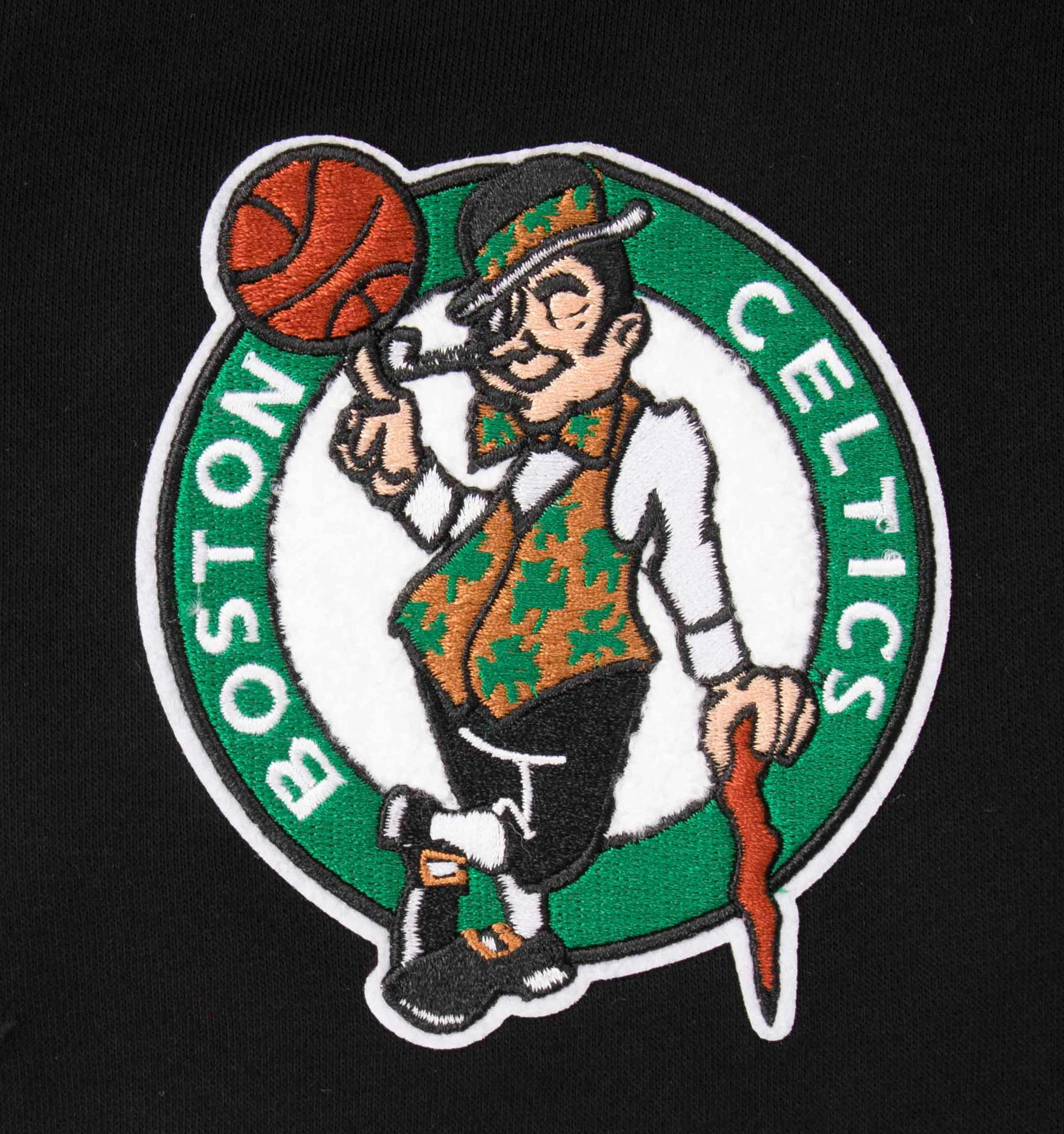 NBA BOSTON CELTICS CLASSIC BIG BOYS FLEECE 2.0 SHORT (BLACK) - Image 5