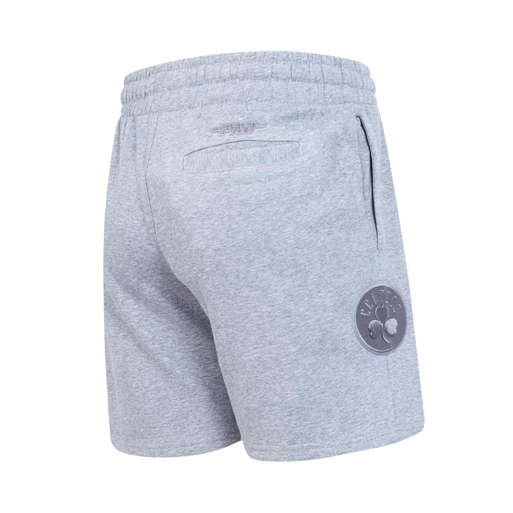 NBA BOSTON CELTICS NEUTRAL BIG BOYS FLC SHORT (DARK HEATHER GRAY) - Image 3