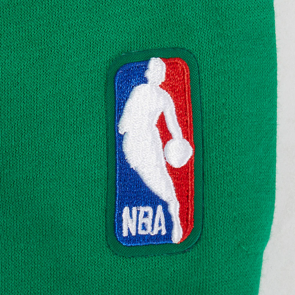 NBA BOSTON CELTICS RETRO CLASSIC BIG BOY'S FLC SHORT (KELLY GREEN) - Image 5
