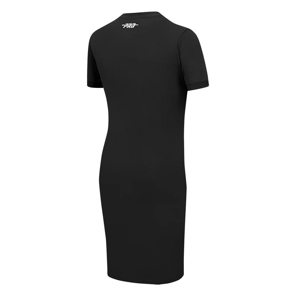 NBA BOSTON CELTICS STAMPED WOMEN'S BODY CON DRESS (BLACK) - Image 4