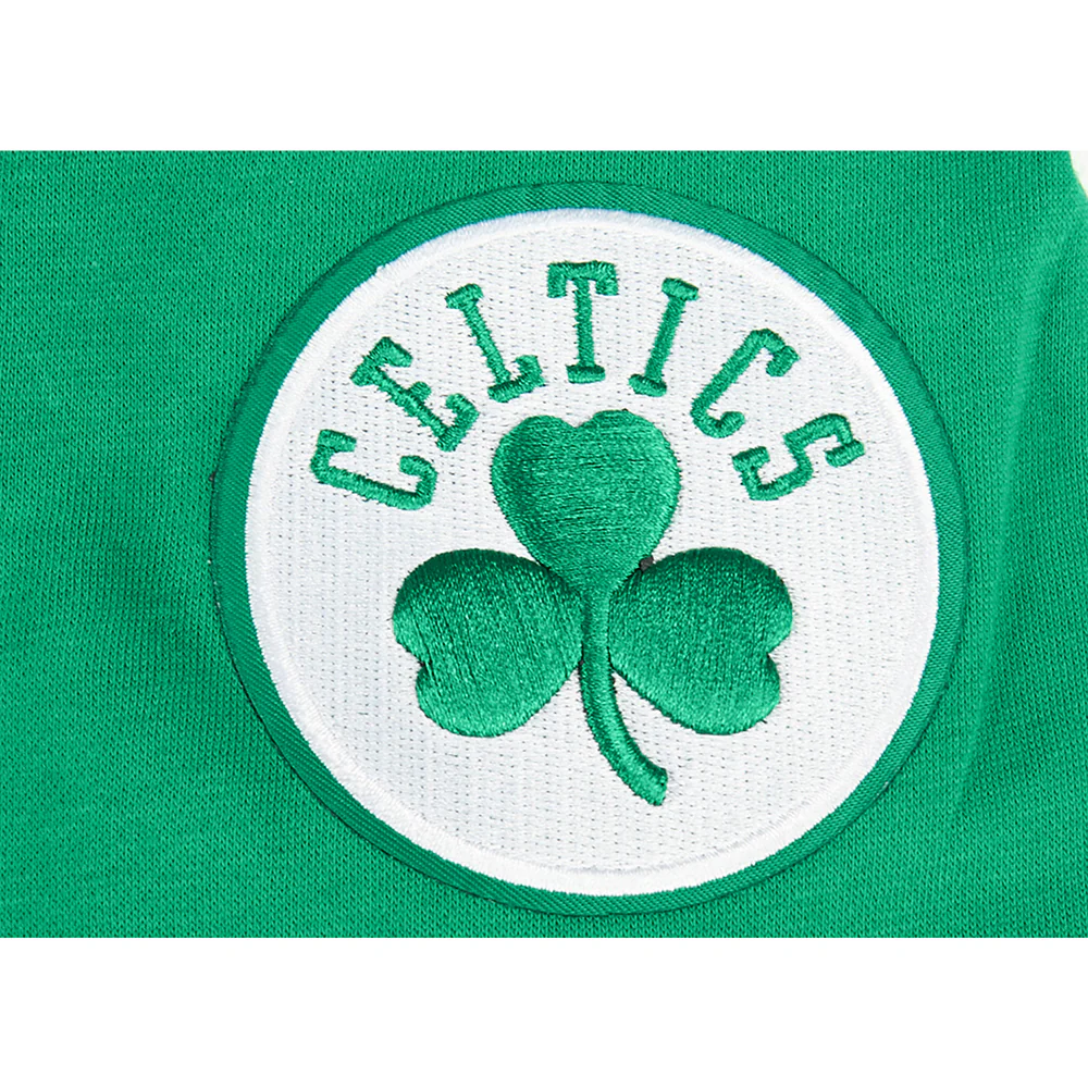 NBA BOSTON CELTICS CLASSIC BIG BOY'S FLC FZ PO HOODIE (KELLY GREEN) - Image 5