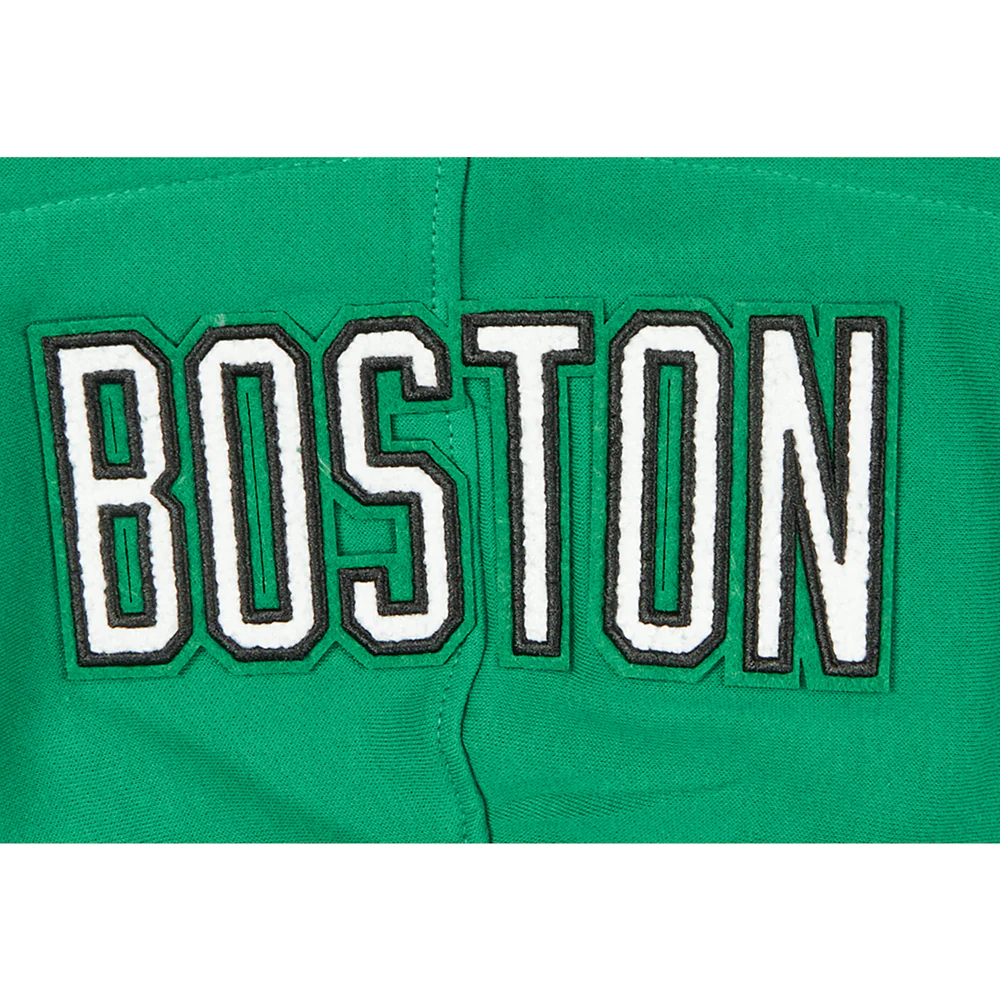 NBA BOSTON CELTICS CLASSIC BIG BOY'S FLC FZ PO HOODIE (KELLY GREEN) - Image 7