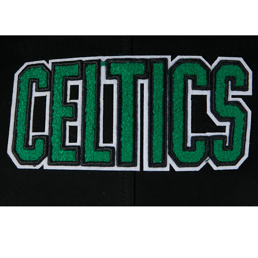 NBA BOSTON CELTICS JAYSON TATUM #0 CLASSIC PNN BIG BOY'S FLEECE PO HOOD (BLACK) - Image 5