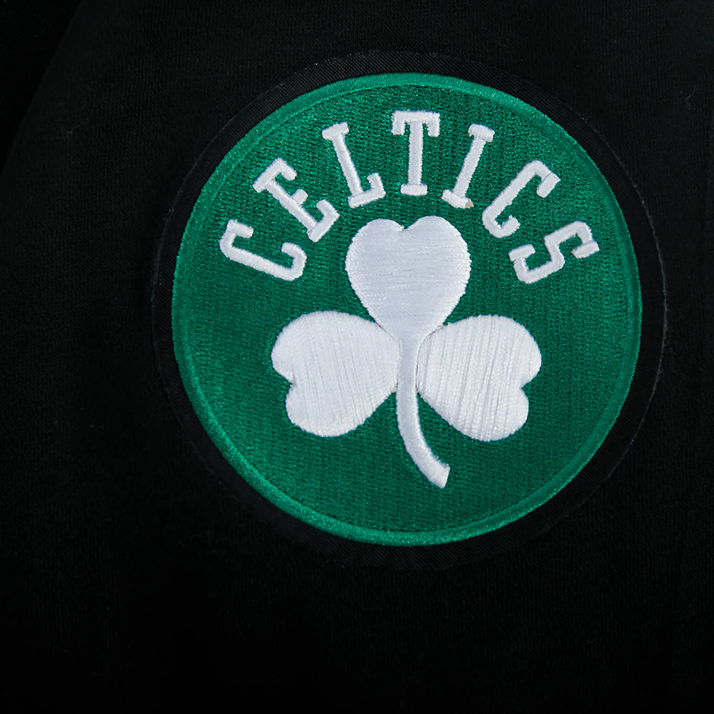 NBA BOSTON CELTICS JAYSON TATUM #0 CLASSIC PNN BIG BOY'S FLEECE PO HOOD (BLACK) - Image 7