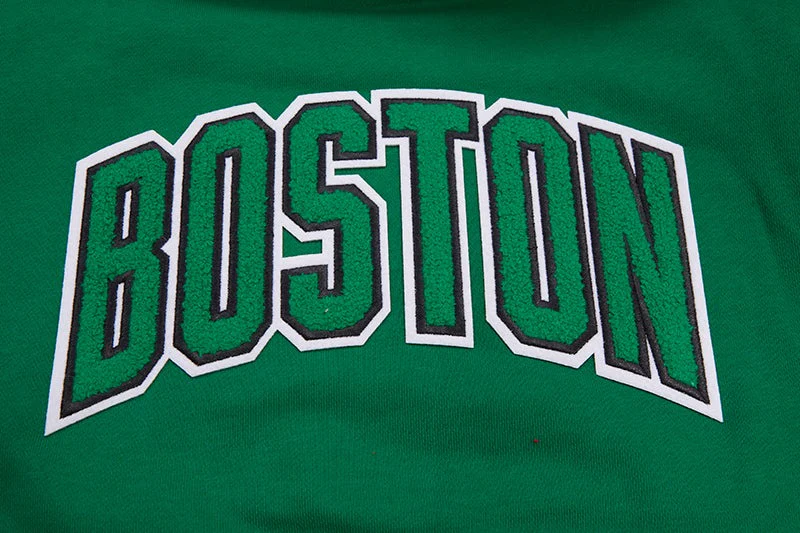 NBA BOSTON CELTICS CLASSIC WOMEN'S PULLOVER HOODIE DRESS (KELLY GREEN) - Image 7