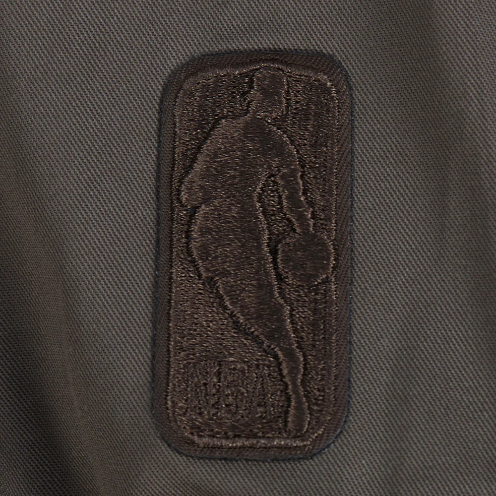 NBA BOSTON CELTICS NEUTRAL BIG BOYS TWILL JACKET (DARK TAUPE) - Image 5