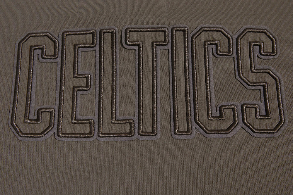 NBA BOSTON CELTICS NEUTRAL FLEECE CREWNECK (DARK TAUPE) - Image 8