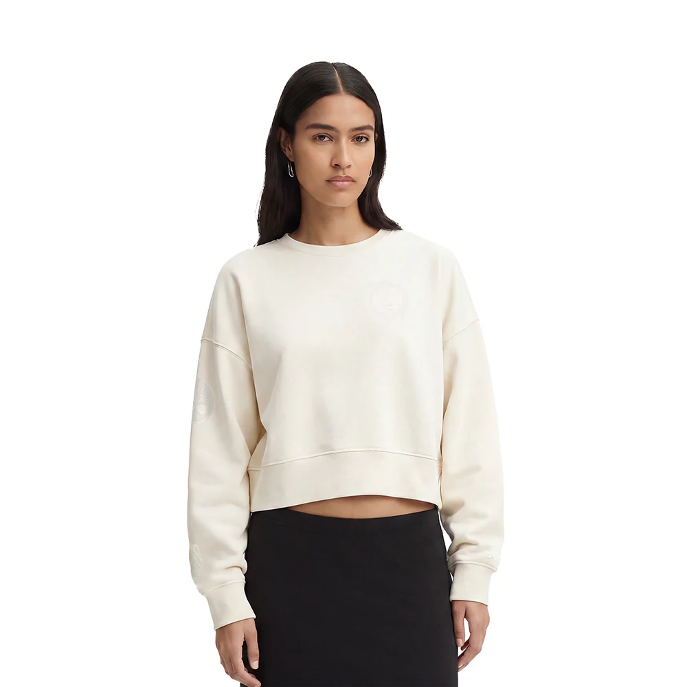 NBA BOSTON CELTICS NEUTRAL WOMEN'S CREWNECK (EGGSHELL)