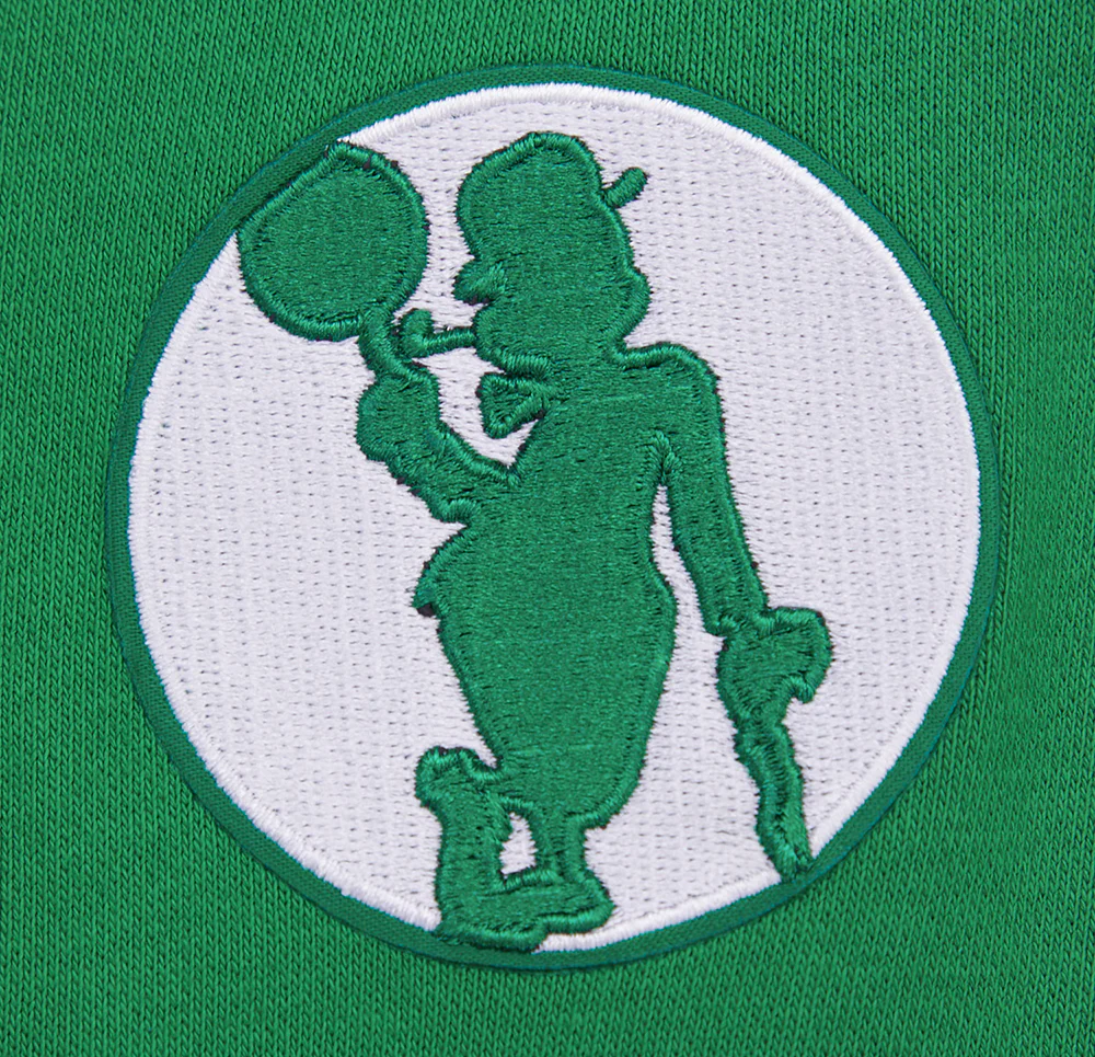 NBA BOSTON CELTICS RETRO CLASSIC WOMEN'S RIB CREWNECK (KELLY GREEN) - Image 6