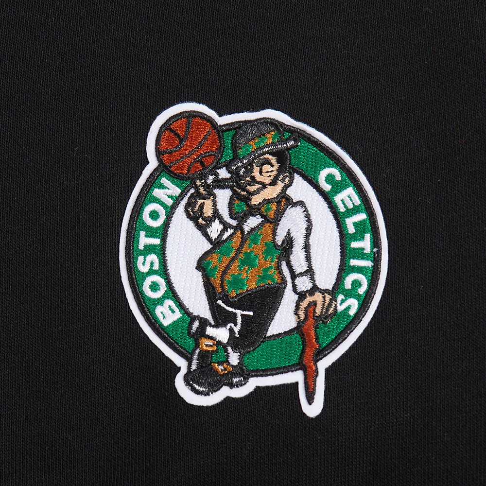 NBA BOSTON CELTICS WINGSPAN WOMEN'S FLEECE CREWNECK (BLACK) - Image 9