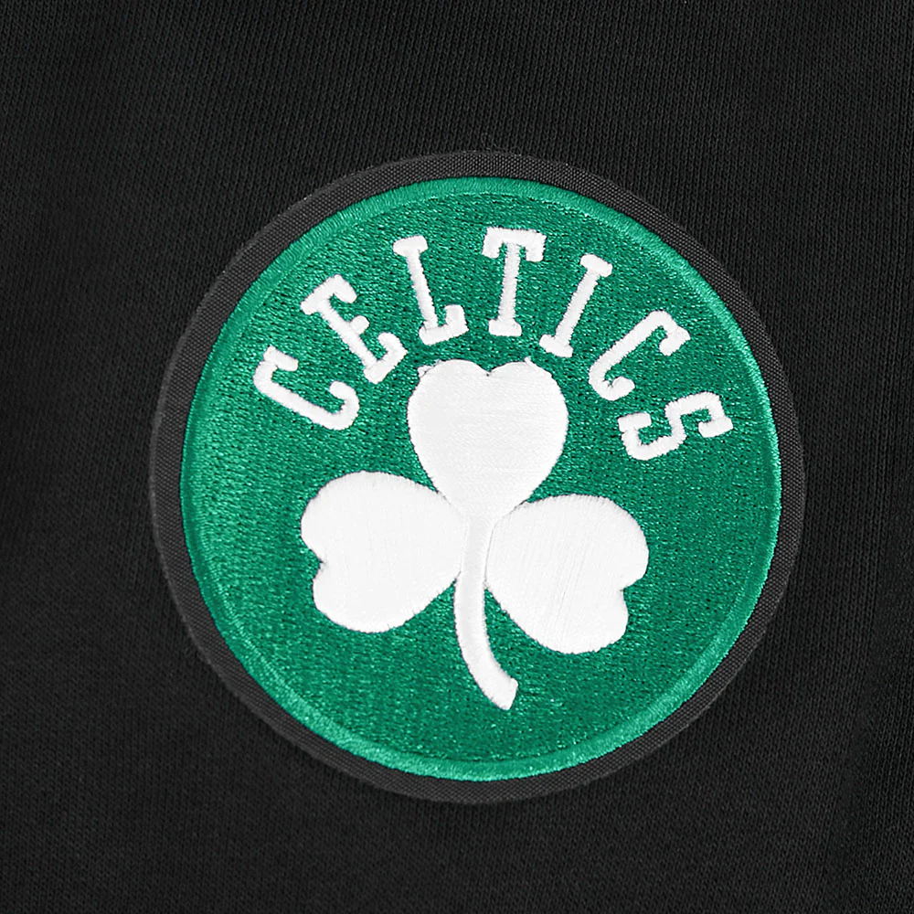 NBA BOSTON CELTICS JAYSON TATUM #0 CLASSIC PNN WOMEN'S FLC CREWNECK (BLACK) - Image 8
