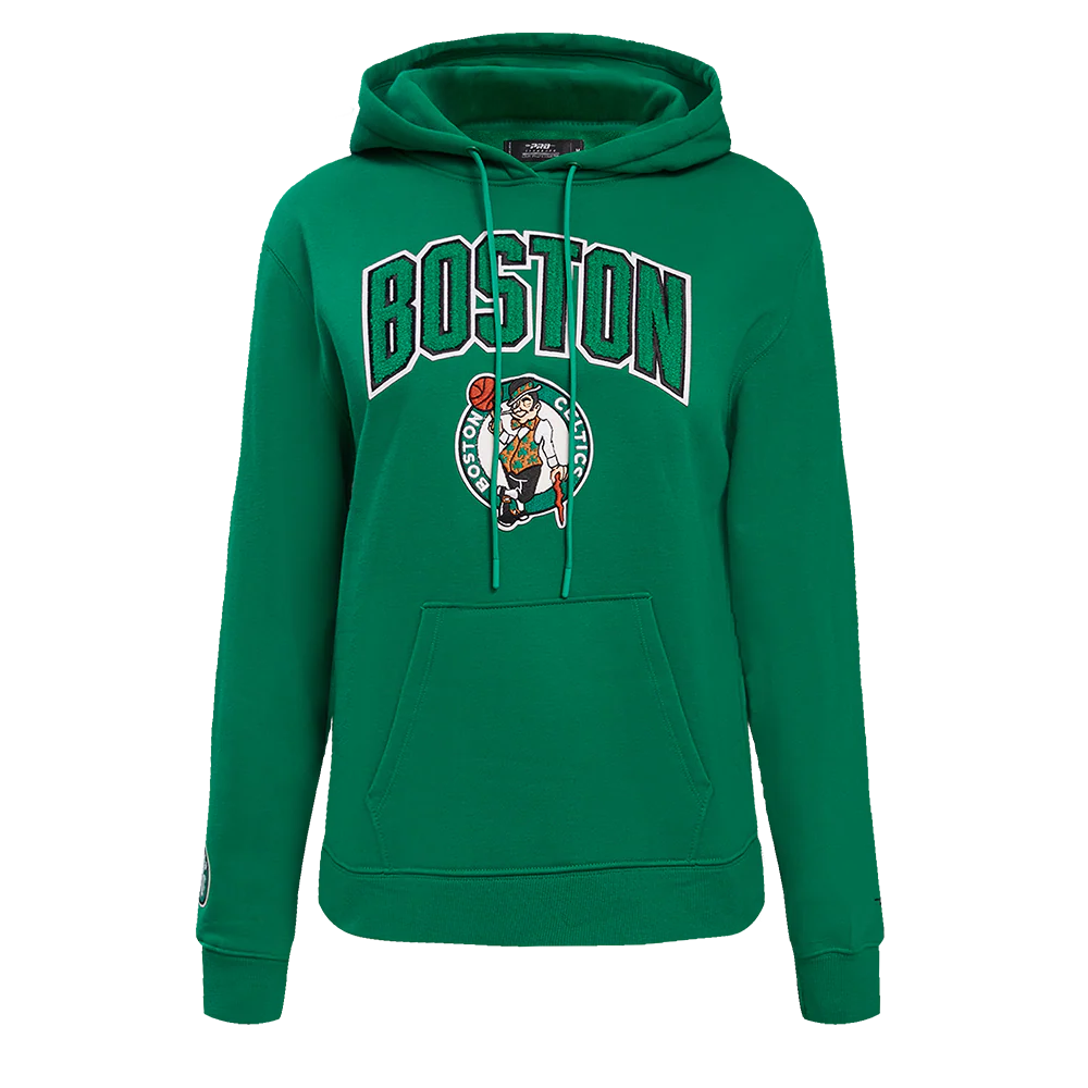 NBA BOSTON CELTICS CLASSIC WOMEN'S PULLOVER HOODIE (KELLY GREEN)