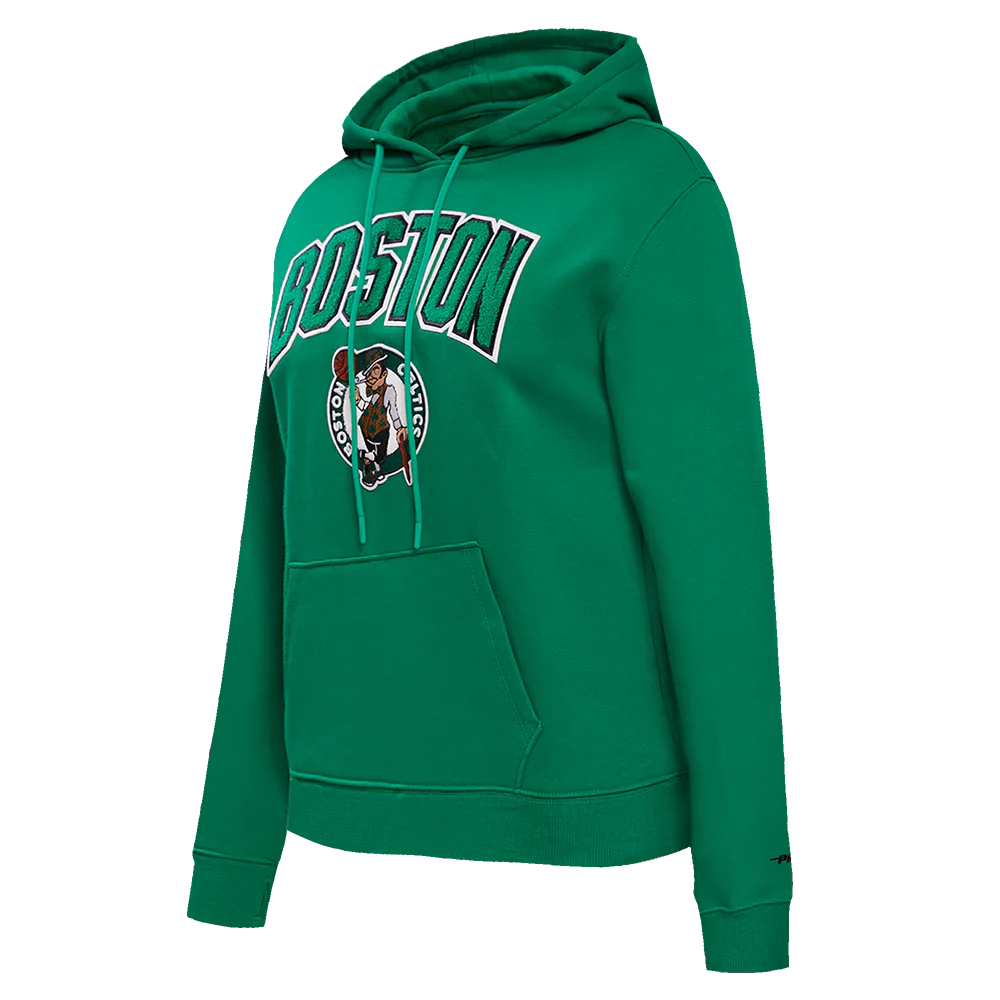 NBA BOSTON CELTICS CLASSIC WOMEN'S PULLOVER HOODIE (KELLY GREEN) - Image 2
