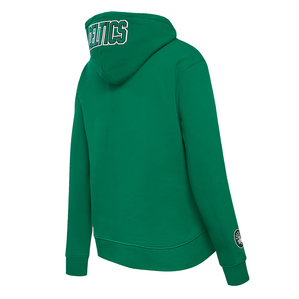 NBA BOSTON CELTICS CLASSIC WOMEN'S PULLOVER HOODIE (KELLY GREEN) - Image 4