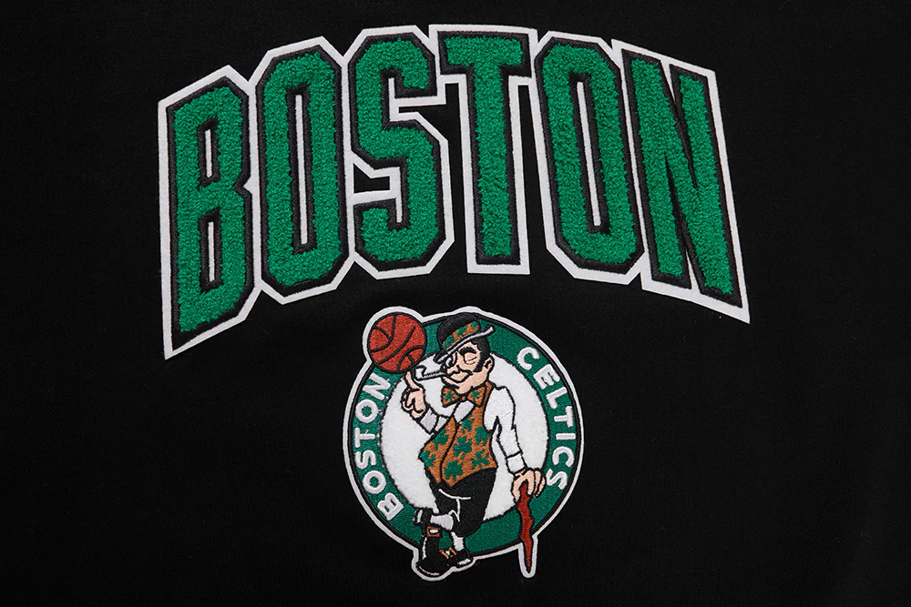 NBA BOSTON CELTICS CLASSIC WOMEN'S CREWNECK (BLACK) - Image 8