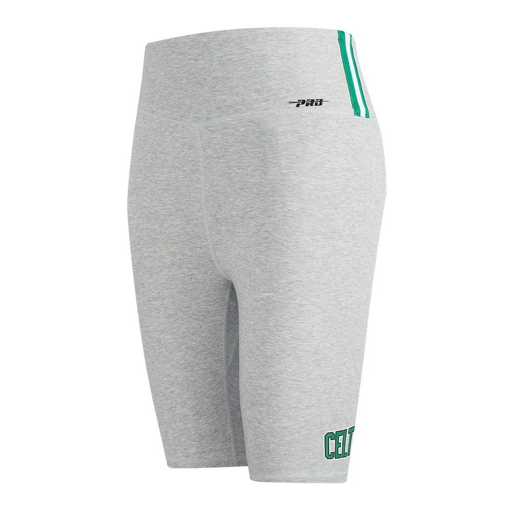 NBA BOSTON CELTICS CLASSIC WOMEN'S BIKE SHORT (HEATHER GREY)