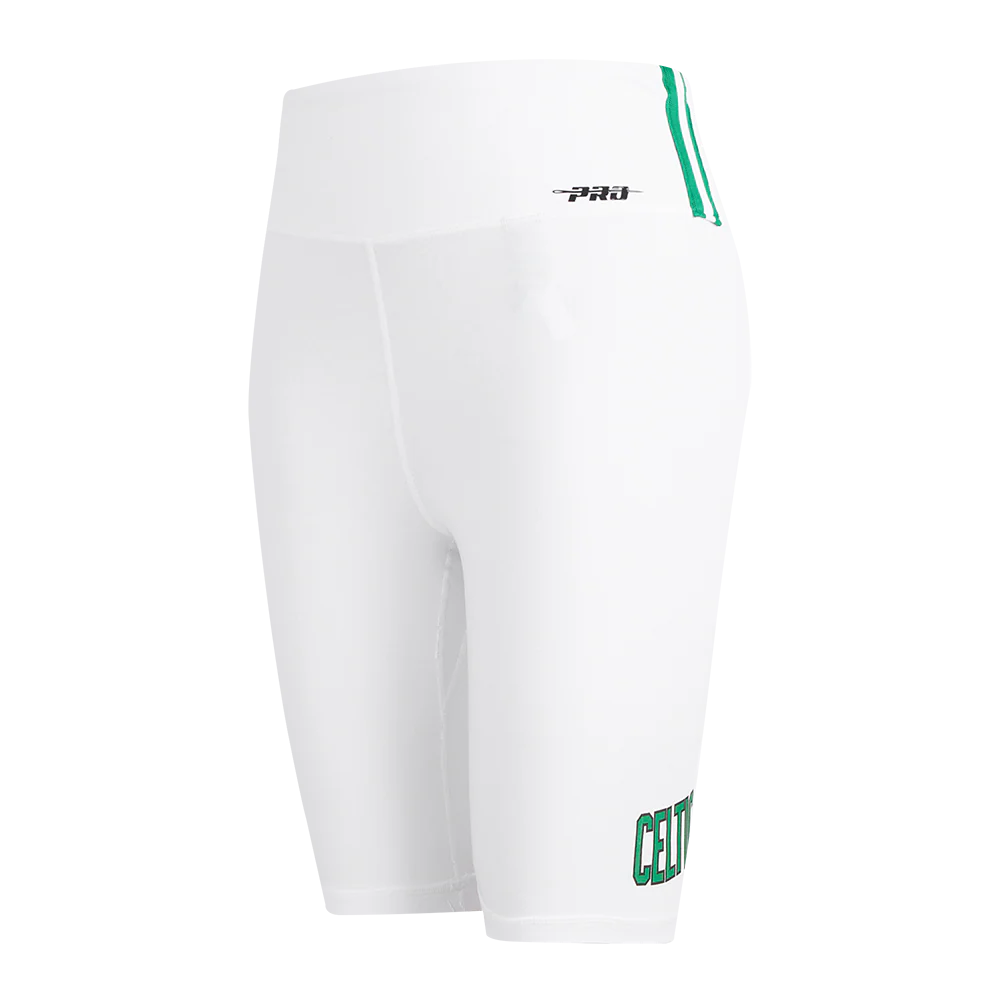 NBA BOSTON CELTICS CLASSIC WOMEN'S BIKE SHORT (WHITE)