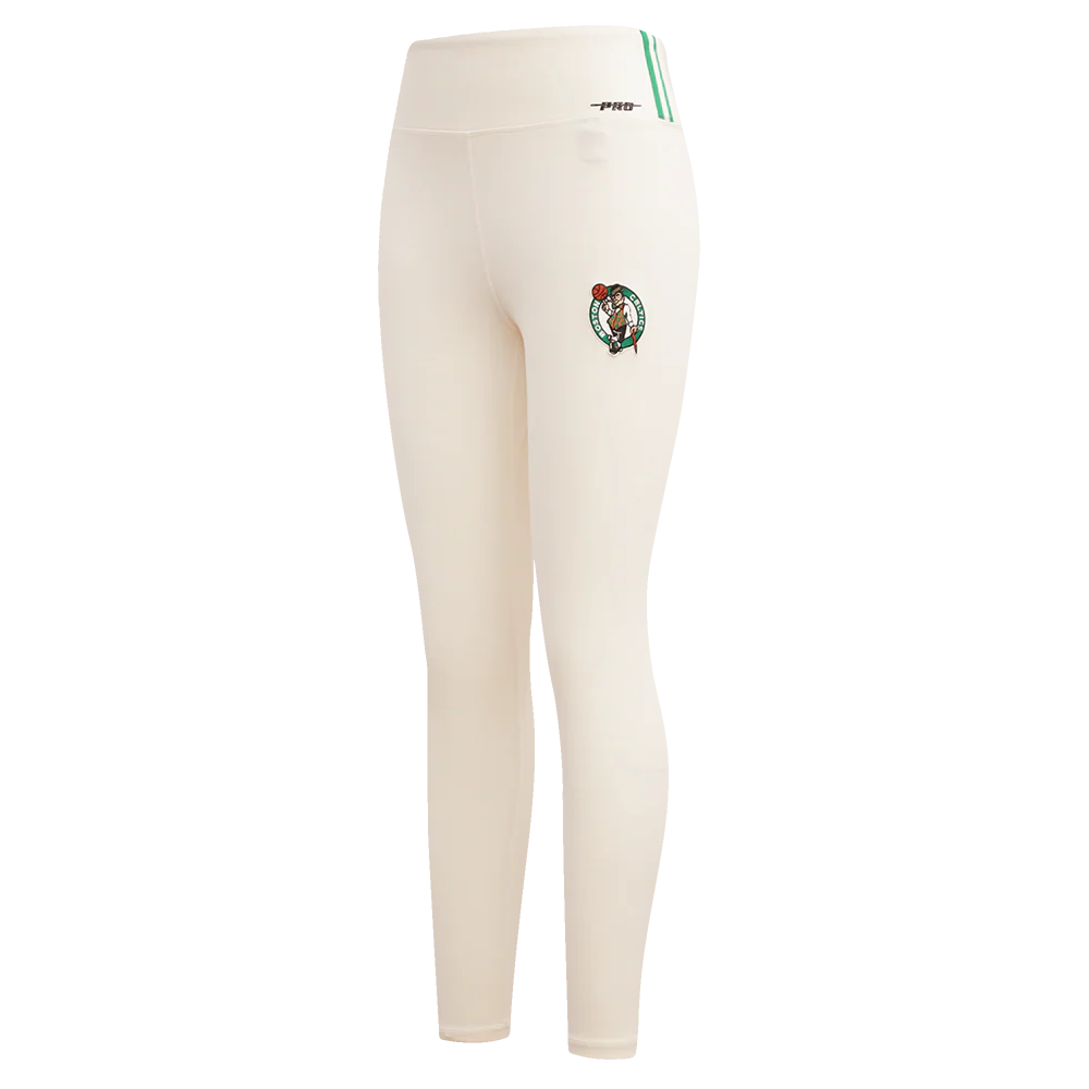 NBA BOSTON CELTICS RETRO CLASSIC WOMEN'S JERSEY LEGGING (EGGSHELL)