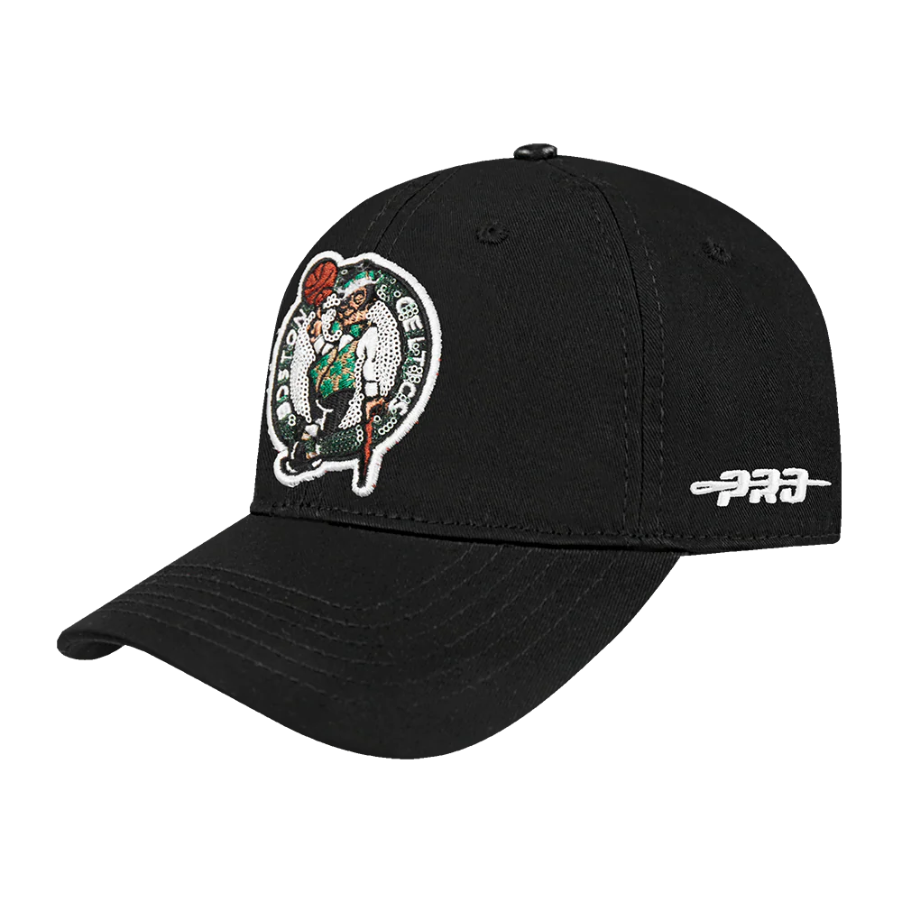 NBA BOSTON CELTICS GAME DAY CLASSICS WOMEN'S DAD HAT (BLACK) - Image 2